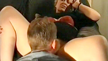 Mommy with a natural body is going to please her pussy and get off