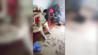 Incest pleasure session showing a horny girl who needs to get fucked orally