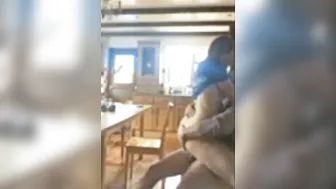 Teen hottie is going to bounce on a hard dick in an incest sex sesh