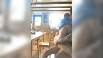 Teen hottie is going to bounce on a hard dick in an incest sex sesh