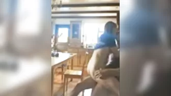 Teen hottie is going to bounce on a hard dick in an incest sex sesh