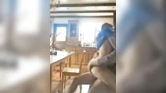 Teen hottie is going to bounce on a hard dick in an incest sex sesh