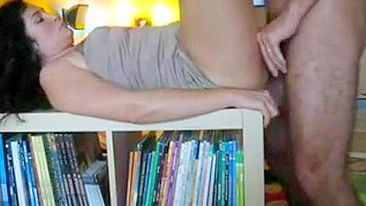 Brunette who needs hard cock is going to enjoy incest missionary gaping