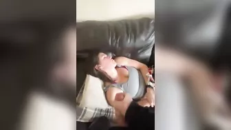 Dude jerks off to his sister as she rests and it is taboo incest