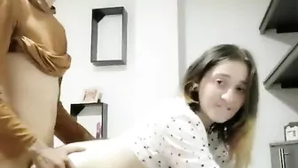 Teen siblings enjoying hardcore fucking with zealous incest orgasms