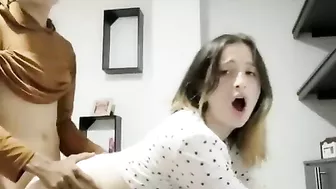 Teen siblings enjoying hardcore fucking with zealous incest orgasms