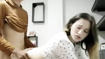 Teen siblings enjoying hardcore fucking with zealous incest orgasms