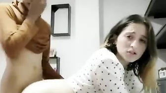 Teen siblings enjoying hardcore fucking with zealous incest orgasms