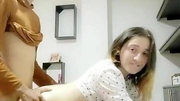 Teen siblings enjoying hardcore fucking with zealous incest orgasms