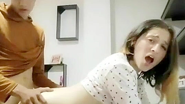 Teen siblings enjoying hardcore fucking with zealous incest orgasms