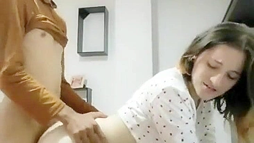 Teen siblings enjoying hardcore fucking with zealous incest orgasms