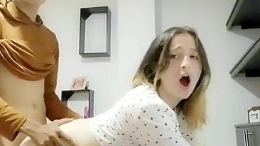 Teen siblings enjoying hardcore fucking with zealous incest orgasms