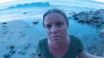 Mommy shows her shapely ass and we are going to see lots of beach fucking