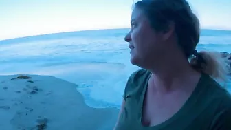 Mommy shows her shapely ass and we are going to see lots of beach fucking