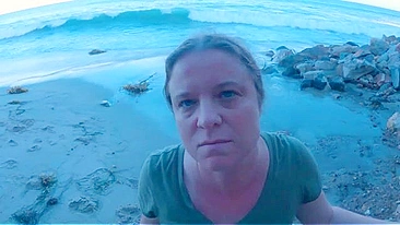 Mommy shows her shapely ass and we are going to see lots of beach fucking