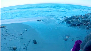 Mommy shows her shapely ass and we are going to see lots of beach fucking