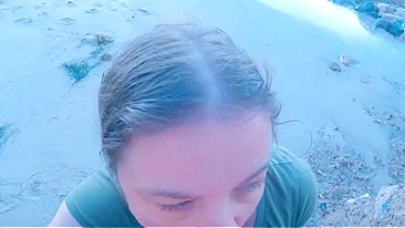 Mommy shows her shapely ass and we are going to see lots of beach fucking