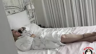 Mom and son pleasure session with a really stacked and taboo bitch