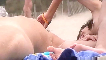 Beach bang with a taboo hottie who is going to get screwed while outside