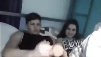 Taboo sister is going to get off with a nice handjob along the way