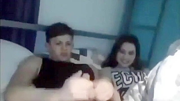 Taboo sister is going to get off with a nice handjob along the way