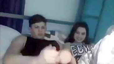 Taboo sister is going to get off with a nice handjob along the way