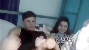 Taboo sister is going to get off with a nice handjob along the way