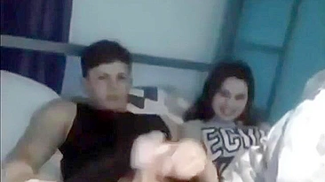 Taboo sister is going to get off with a nice handjob along the way