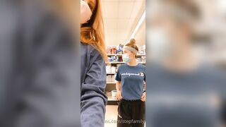 Mom and daughter OnlyFans duo showing horny incest teasing in HD