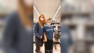 Mom and daughter OnlyFans duo showing horny incest teasing in HD