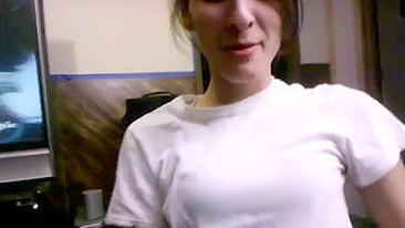 Kinky and shy teen is going to get drilled with passion in a POV movie