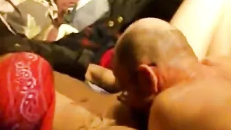 Brunette trailer trash hoe is going to get fucked by her stepfather