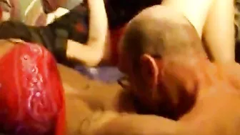 Brunette trailer trash hoe is going to get fucked by her stepfather