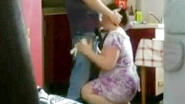 Real mommy and son featured in a hardcore banging session with sloppy oral