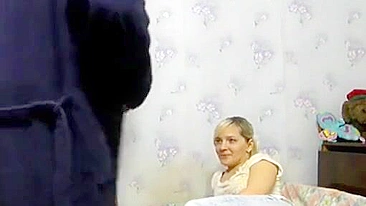 Daughter is going to fuck around with her old folks in a taboo 3some