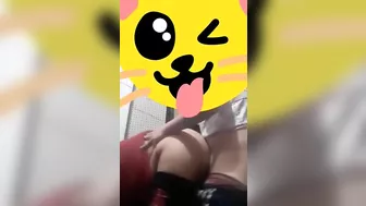 This leaves her shaking with delight as she gets fucked from behind