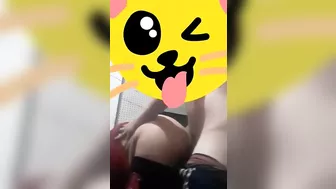 This leaves her shaking with delight as she gets fucked from behind