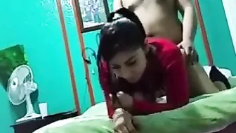 Brunette daughter now has to accept daddy's big punishment stick in her