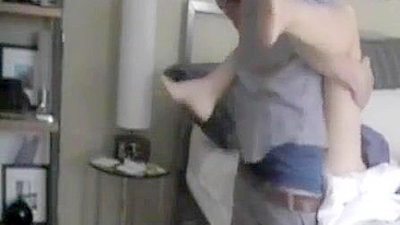 They will be kissing fiercely after taboo daddy destroys this slut daughter