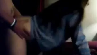 She should be getting a very intense cunnilingus or something like that