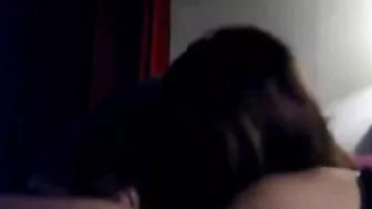 She should be getting a very intense cunnilingus or something like that