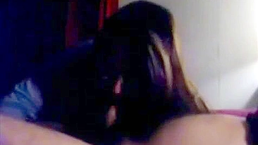 She should be getting a very intense cunnilingus or something like that