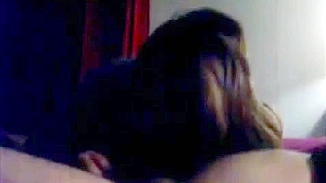 She should be getting a very intense cunnilingus or something like that