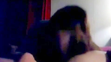 She should be getting a very intense cunnilingus or something like that