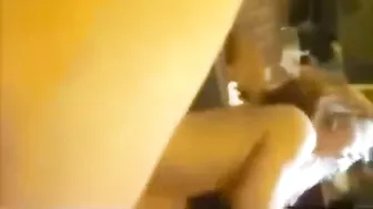 Dude begins fucking her mouth with hip thrusts and it is just the tip