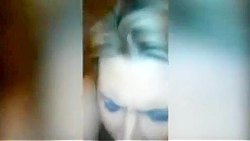 Dude begins fucking her mouth with hip thrusts and it is just the tip