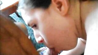 She arches her back as she gets fucked by her big dick daddy from behind