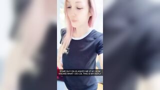 She pulls her chest out and teases alongside her fucked up taboo momma