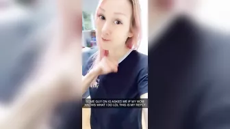 She pulls her chest out and teases alongside her fucked up taboo momma