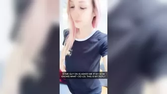 She pulls her chest out and teases alongside her fucked up taboo momma